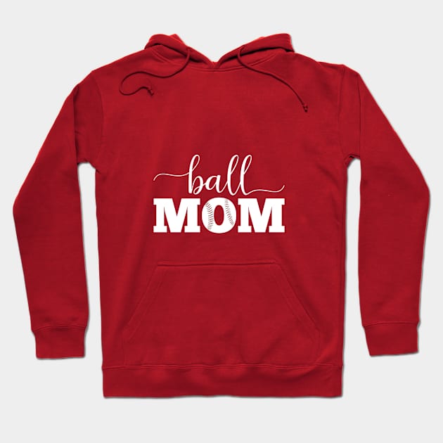 Baseball Mom Hoodie by beyerbydesign